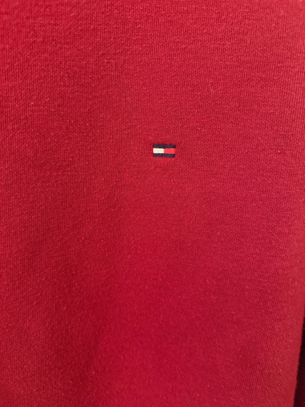 Tommy Hilfiger Men's Crewneck Sweater - Wine Red - Picture 4 of 4